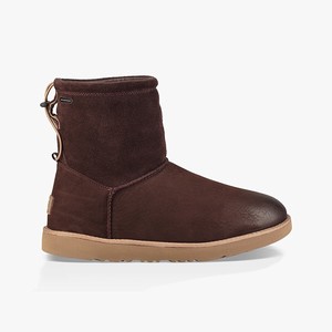 Ugg Classic Toggle Waterproof Men Classic Boots Brown (9324VJCHK)